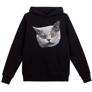Men's GOLF WANG x Odd Future Shark Cat 10th Anniversary Black Hoodie - Size XL